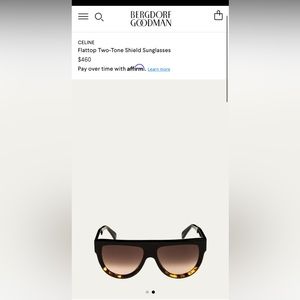 Celine flattop sunglasses